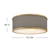 Myhouse Lighting Hinkley - 45053HB - LED Flush Mount - Arden - Heritage Brass