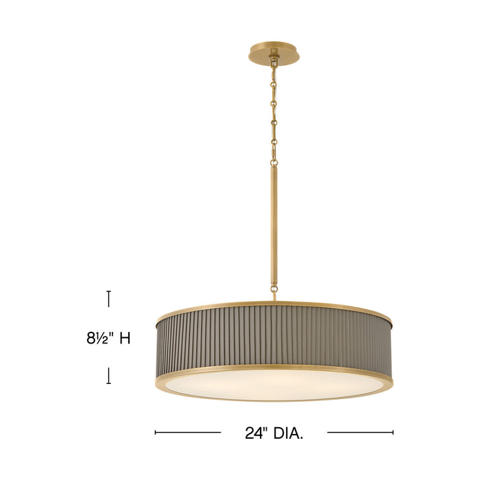 Myhouse Lighting Hinkley - 45055HB - LED Chandelier - Arden - Heritage Brass
