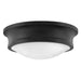 Myhouse Lighting Hinkley - 45123BK - LED Flush Mount - Ellis - Black