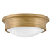 Myhouse Lighting Hinkley - 45123HB - LED Flush Mount - Ellis - Heritage Brass
