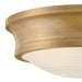 Myhouse Lighting Hinkley - 45123HB - LED Flush Mount - Ellis - Heritage Brass