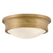 Myhouse Lighting Hinkley - 45123HB - LED Flush Mount - Ellis - Heritage Brass