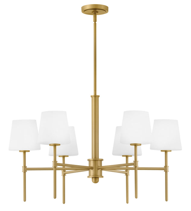 Myhouse Lighting Hinkley - 46954LCB - LED Chandelier - Saunders - Lacquered Brass