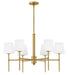 Myhouse Lighting Hinkley - 46954LCB - LED Chandelier - Saunders - Lacquered Brass