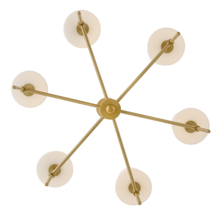Myhouse Lighting Hinkley - 46954LCB - LED Chandelier - Saunders - Lacquered Brass
