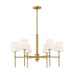 Myhouse Lighting Hinkley - 46954LCB - LED Chandelier - Saunders - Lacquered Brass