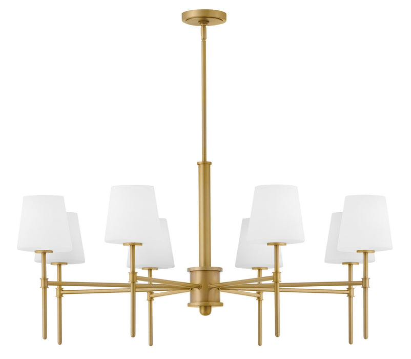 Myhouse Lighting Hinkley - 46956LCB - LED Chandelier - Saunders - Lacquered Brass