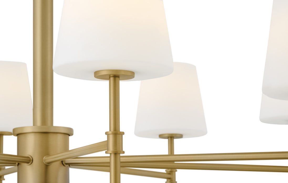 Myhouse Lighting Hinkley - 46956LCB - LED Chandelier - Saunders - Lacquered Brass