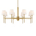 Myhouse Lighting Hinkley - 46956LCB - LED Chandelier - Saunders - Lacquered Brass