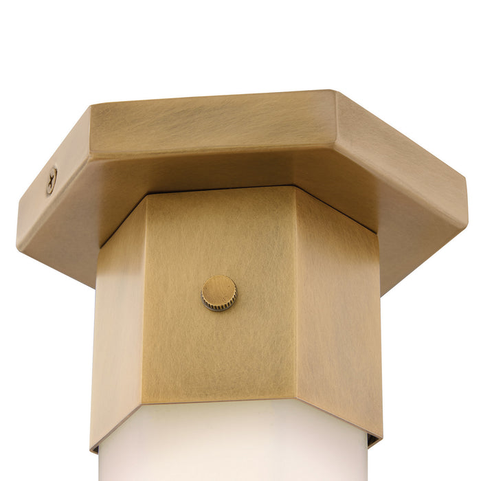 Myhouse Lighting Hinkley - 46992HB - LED Flush Mount - Facet - Heritage Brass