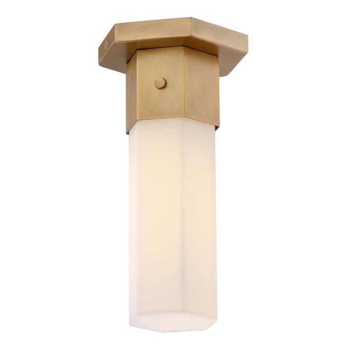 Myhouse Lighting Hinkley - 46992HB - LED Flush Mount - Facet - Heritage Brass