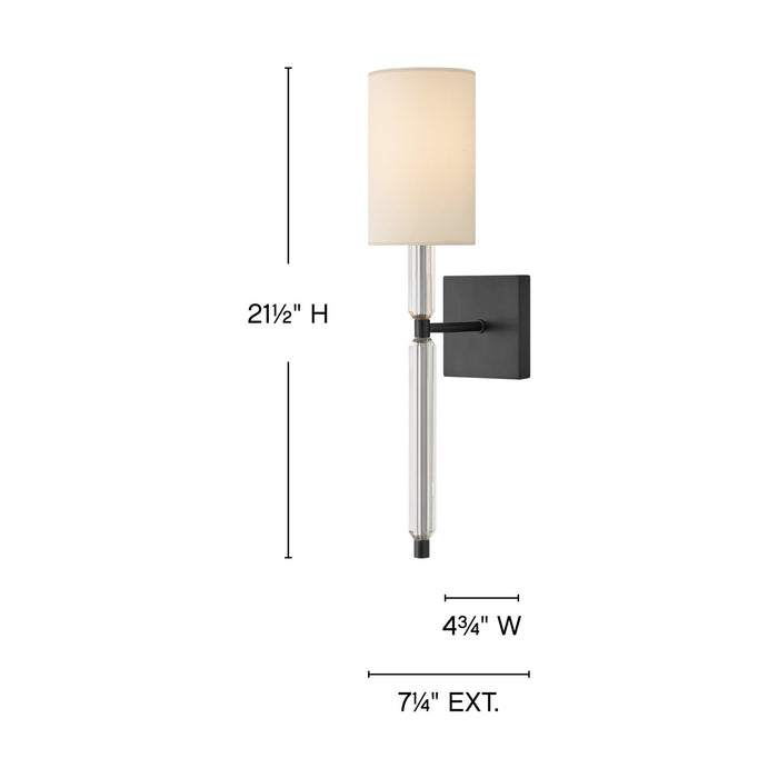 Myhouse Lighting Hinkley - 47611BK - LED Wall Sconce - Anika - Black