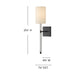 Myhouse Lighting Hinkley - 47611BK - LED Wall Sconce - Anika - Black