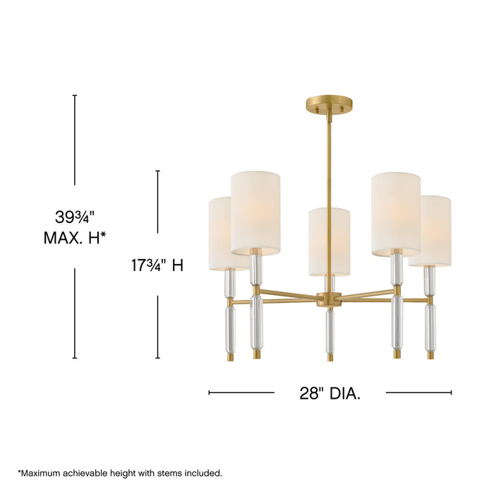 Myhouse Lighting Hinkley - 47615LCB - LED Chandelier - Anika - Lacquered Brass
