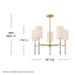 Myhouse Lighting Hinkley - 47615LCB - LED Chandelier - Anika - Lacquered Brass