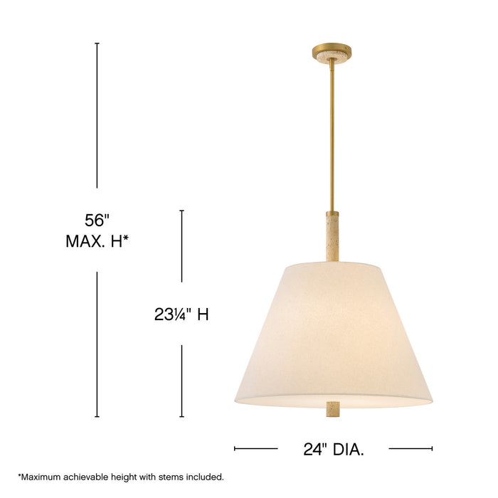 Myhouse Lighting Hinkley - 47724LCB - LED Chandelier - Bruna - Lacquered Brass