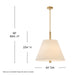 Myhouse Lighting Hinkley - 47724LCB - LED Chandelier - Bruna - Lacquered Brass