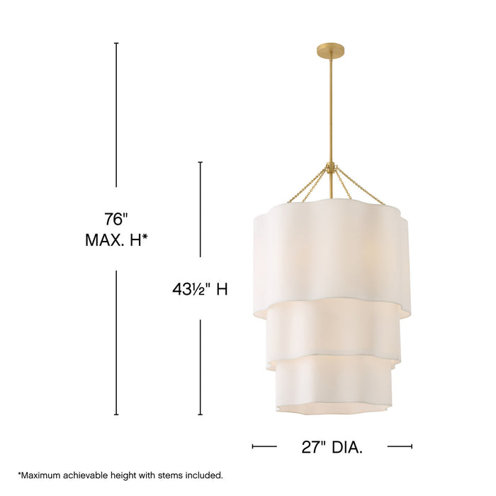 Myhouse Lighting Hinkley - 47736LCB - LED Chandelier - Gwen - Lacquered Brass