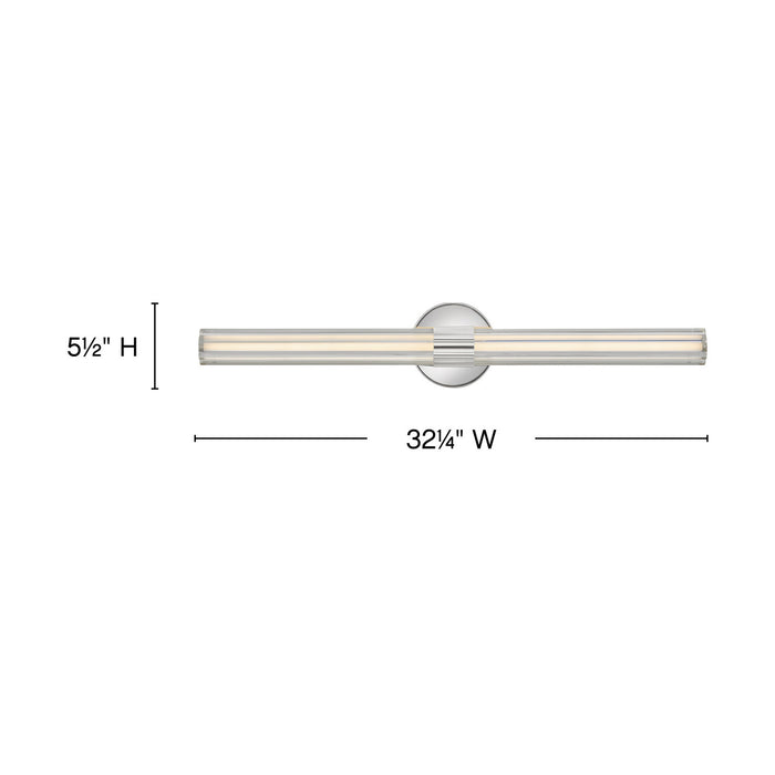Myhouse Lighting Hinkley - 51313PN - LED Vanity - Georgette - Polished Nickel