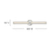 Myhouse Lighting Hinkley - 51313PN - LED Vanity - Georgette - Polished Nickel
