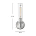 Myhouse Lighting Hinkley - 51450CM - LED Wall Sconce - Vaughn - Chrome