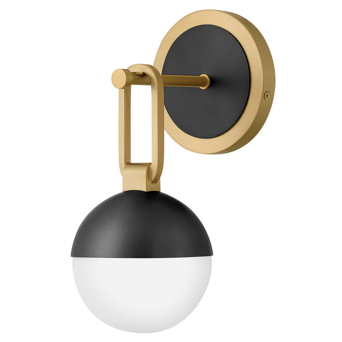 Myhouse Lighting Hinkley - 54560LCB-BK - LED Wall Sconce - Bowie - Lacquered Brass