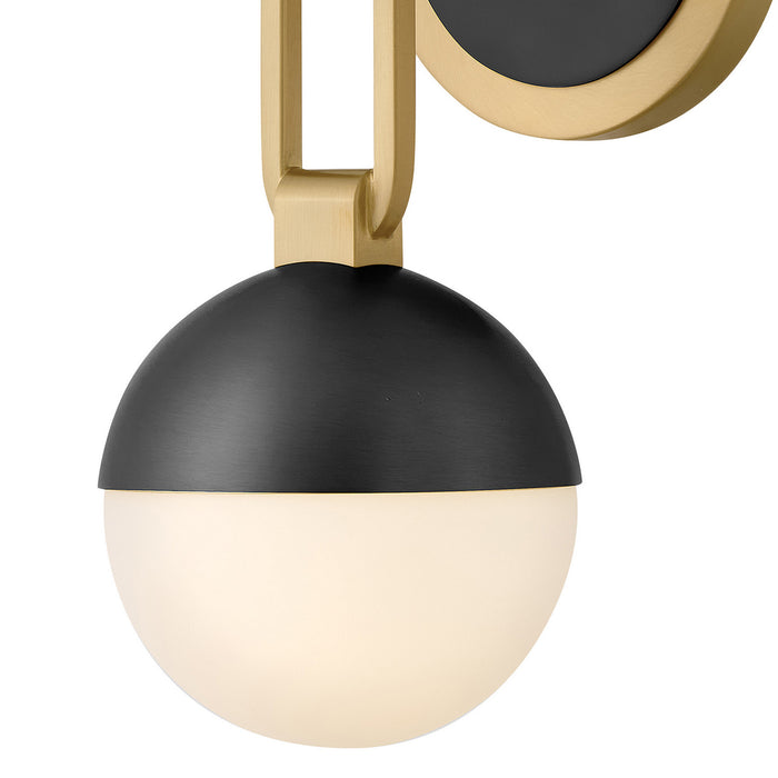 Myhouse Lighting Hinkley - 54560LCB-BK - LED Wall Sconce - Bowie - Lacquered Brass
