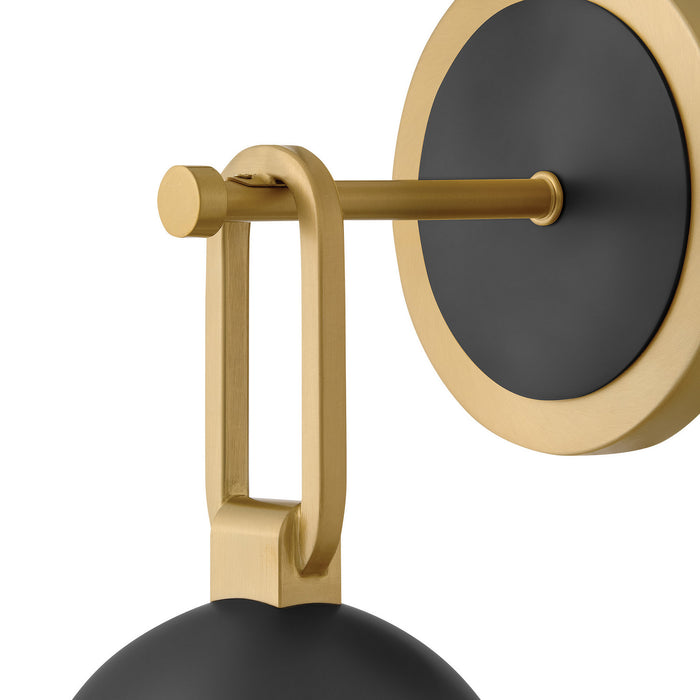 Myhouse Lighting Hinkley - 54560LCB-BK - LED Wall Sconce - Bowie - Lacquered Brass
