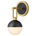 Myhouse Lighting Hinkley - 54560LCB-BK - LED Wall Sconce - Bowie - Lacquered Brass