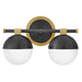 Myhouse Lighting Hinkley - 54562LCB-BK - LED Vanity - Bowie - Lacquered Brass