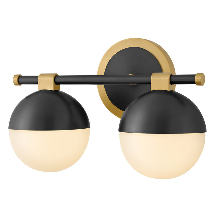 Myhouse Lighting Hinkley - 54562LCB-BK - LED Vanity - Bowie - Lacquered Brass