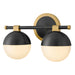 Myhouse Lighting Hinkley - 54562LCB-BK - LED Vanity - Bowie - Lacquered Brass
