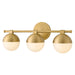 Myhouse Lighting Hinkley - 54563LCB - LED Vanity - Bowie - Lacquered Brass
