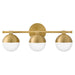 Myhouse Lighting Hinkley - 54563LCB - LED Vanity - Bowie - Lacquered Brass