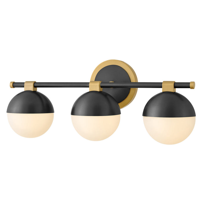 Myhouse Lighting Hinkley - 54563LCB-BK - LED Vanity - Bowie - Lacquered Brass
