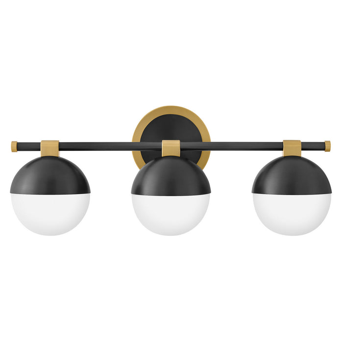 Myhouse Lighting Hinkley - 54563LCB-BK - LED Vanity - Bowie - Lacquered Brass