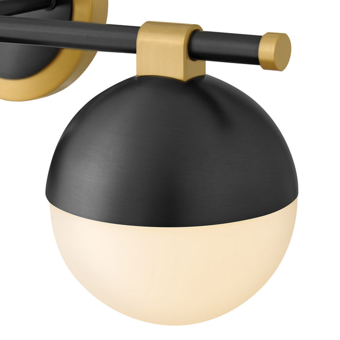 Myhouse Lighting Hinkley - 54563LCB-BK - LED Vanity - Bowie - Lacquered Brass