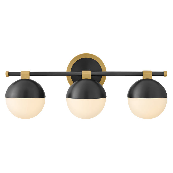 Myhouse Lighting Hinkley - 54563LCB-BK - LED Vanity - Bowie - Lacquered Brass