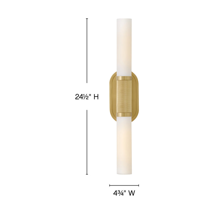 Myhouse Lighting Hinkley - 56882LCB - LED Wall Sconce - Thayer - Lacquered Brass