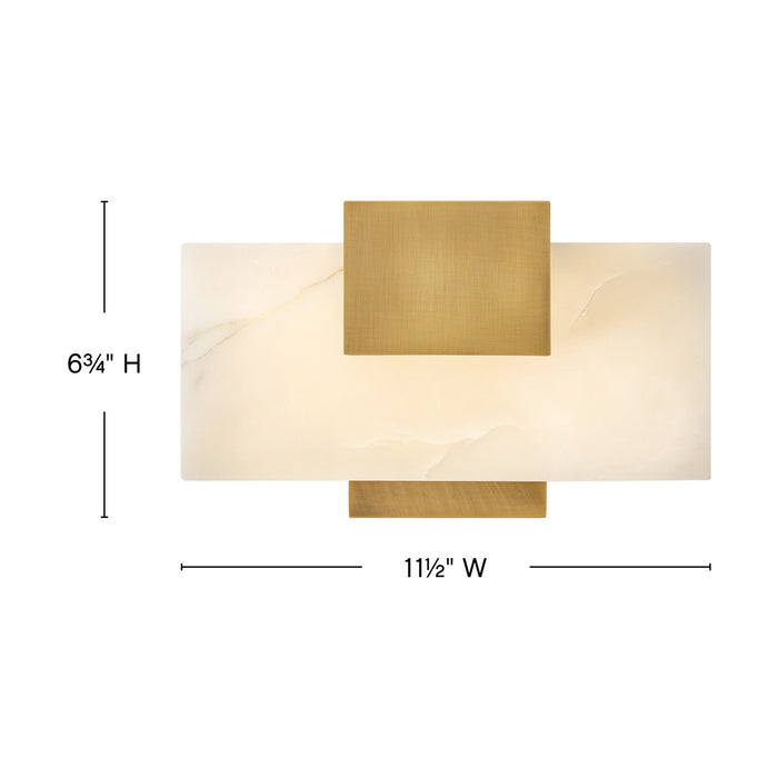 Myhouse Lighting Hinkley - 57030HB - LED Wall Sconce - Cadiz - Heritage Brass