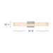 Myhouse Lighting Hinkley - 57033BN - LED Vanity - Cadiz - Brushed Nickel