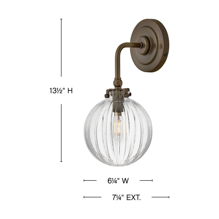 Myhouse Lighting Hinkley - 57410HZ - LED Wall Sconce - Helene - Heritage Bronze