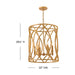 Myhouse Lighting Hinkley - 45789DA - LED Pendant - Leona - Distressed Brass