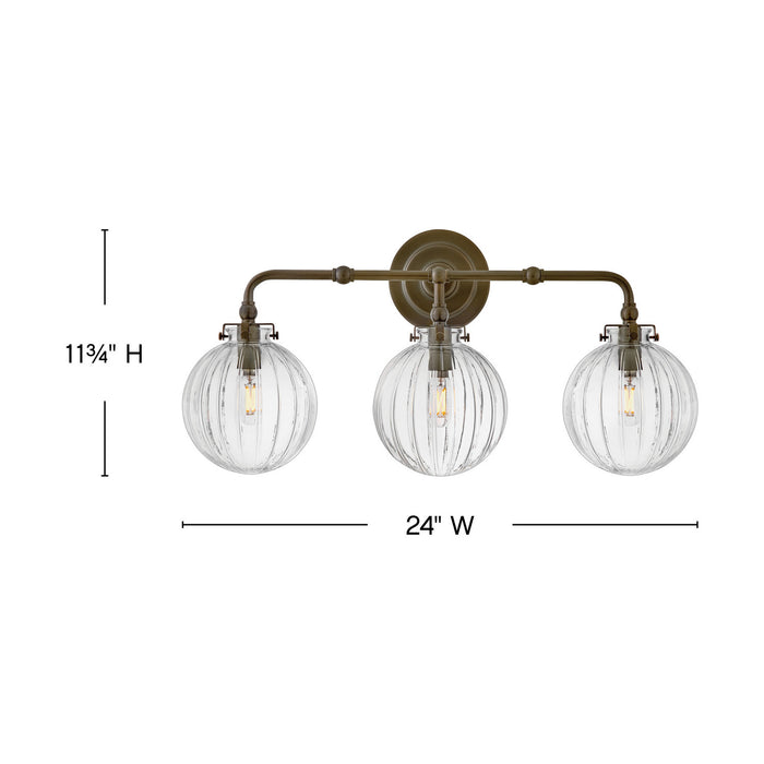 Myhouse Lighting Hinkley - 57413HZ - LED Vanity - Helene - Heritage Bronze