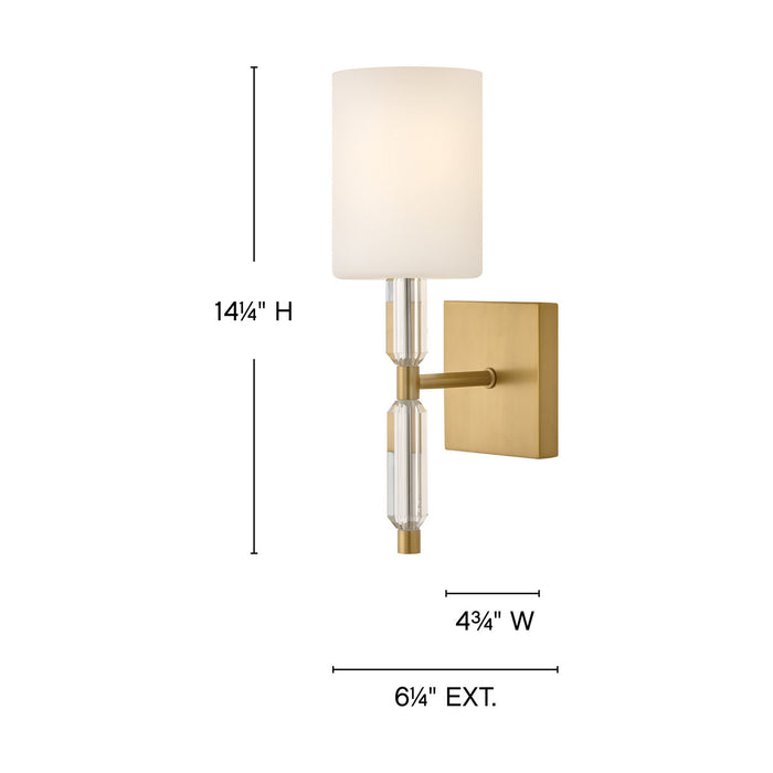 Myhouse Lighting Hinkley - 57610LCB - LED Wall Sconce - Anika - Lacquered Brass