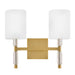 Myhouse Lighting Hinkley - 57612LCB - LED Vanity - Anika - Lacquered Brass
