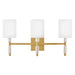 Myhouse Lighting Hinkley - 57613LCB - LED Vanity - Anika - Lacquered Brass