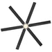Myhouse Lighting Hinkley - 910566FMB-LWD - 66" Smart Fan - Valor - Matte Black