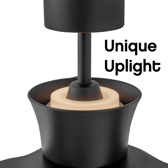 Myhouse Lighting Hinkley - 910956FMB-LDD - 56" Smart Fan - Vosh - Matte Black