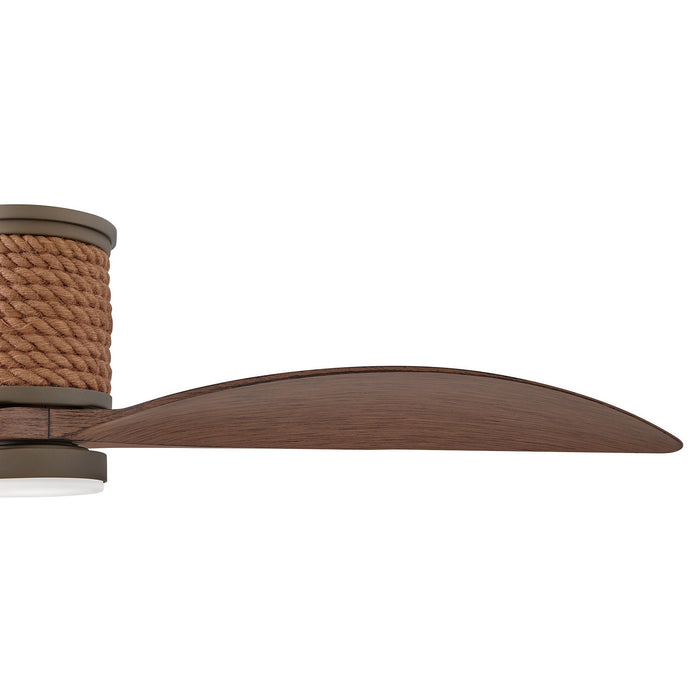 Myhouse Lighting Hinkley - 943160FMM-LDD - 60" Smart Fan - Marin Flush - Metallic Matte Bronze